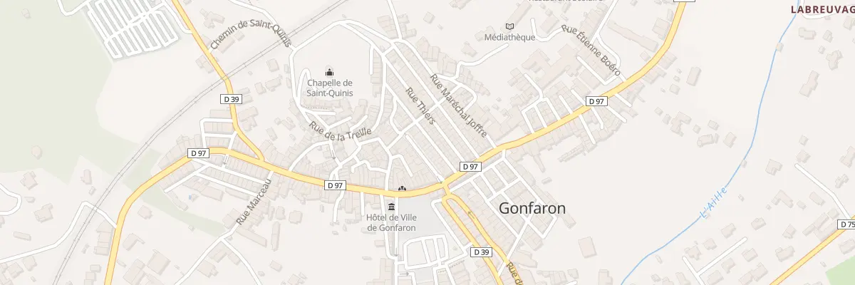 Plan du 5 Rue Gallieni à Gonfaron