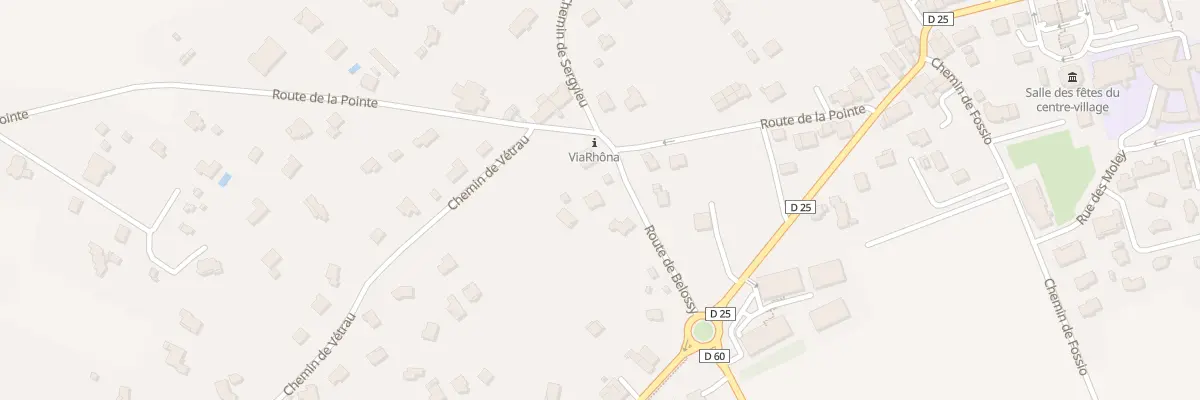 Plan du 4 Rte de Belossy à Messery
