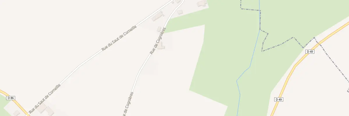 Plan du 420 Rue de Cognières à Bouhans-lès-Montbozon