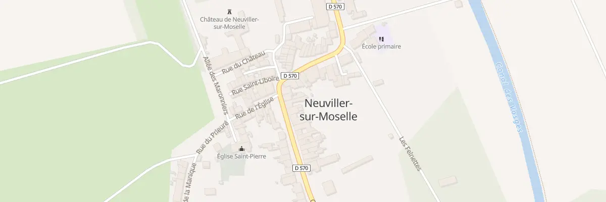 Plan du 5 Gr Grande Rue à Neuviller-sur-Moselle