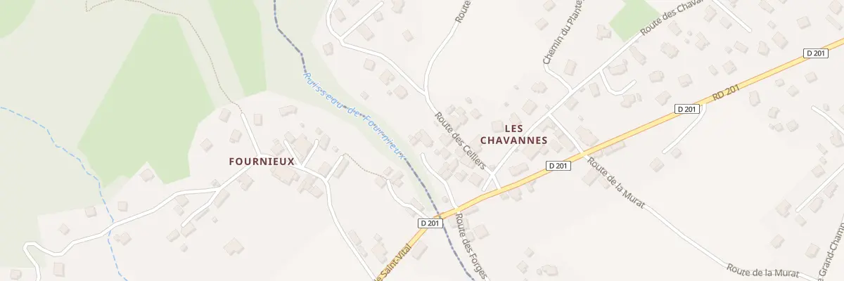 Plan du 5022 Les Chavannes à Saint-Vital