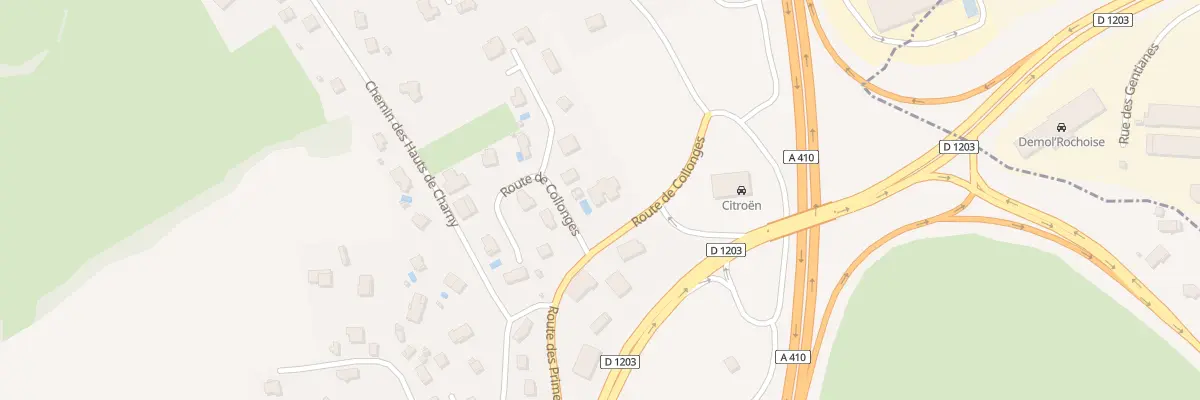 Plan du 150 Rte de Collonges à Eteaux