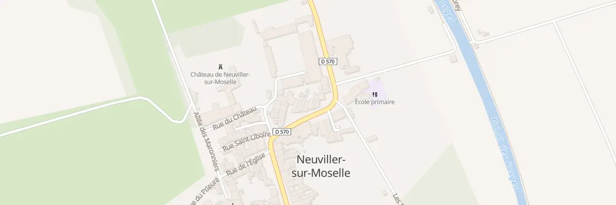 Plan du 8 Rue de la Mairie à Neuviller-sur-Moselle