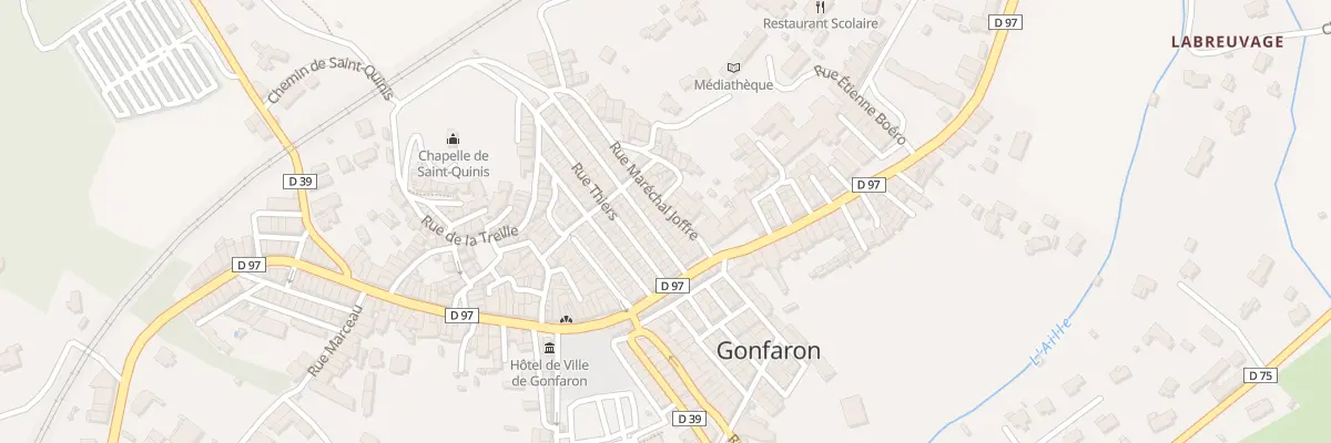 Plan du 9 Rue Maréchal Joffre à Gonfaron