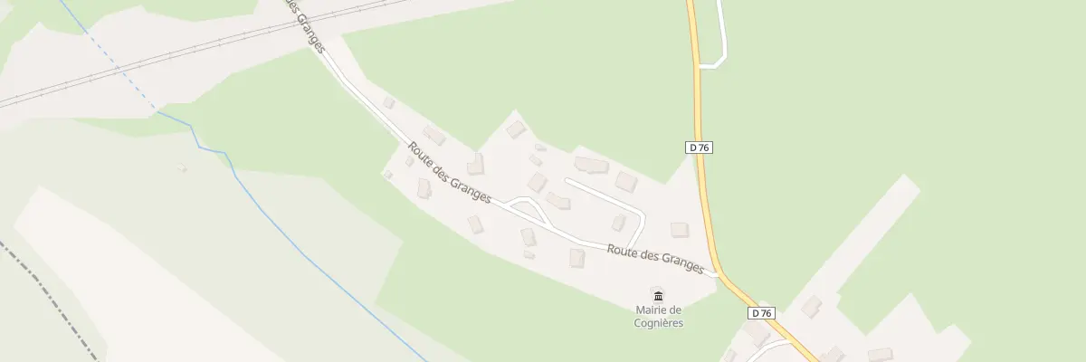 Plan du 2 Rte des Granges à Cognières