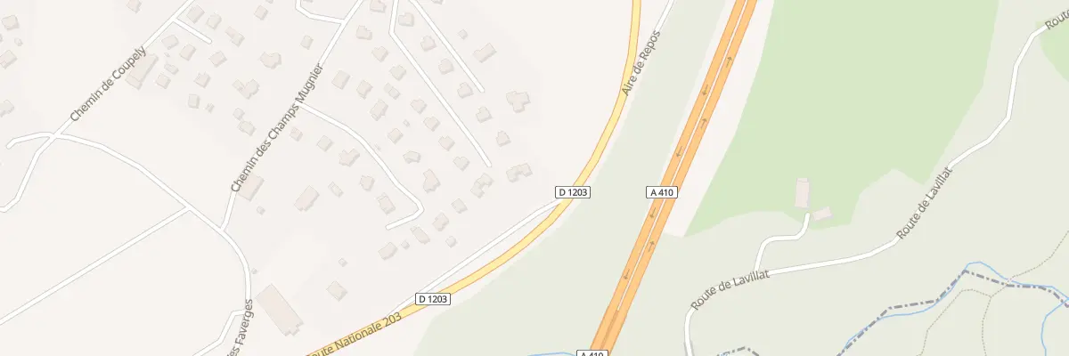Plan du 218 Che des Champs Mugnier à Eteaux