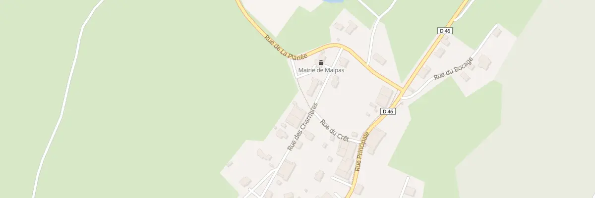 Plan du 134 Rue des Charrières à Malpas