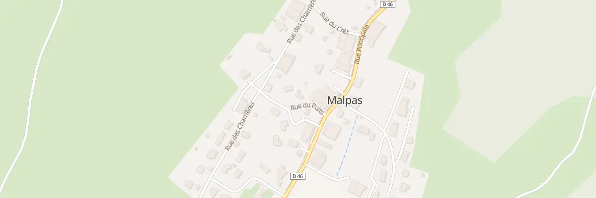 Plan du 50 Rue du Puits à Malpas