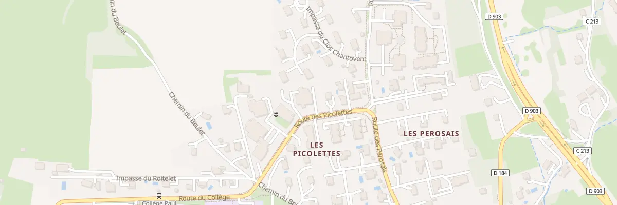 Plan du 98 Rte des Picolettes à Cranves-Sales