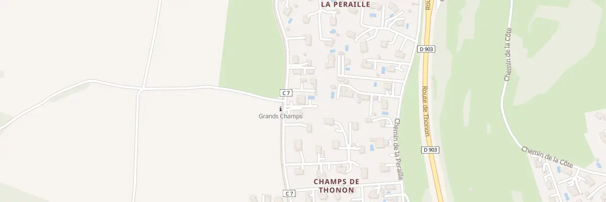 Plan du 1 Lot Le Coteau à Cranves-Sales