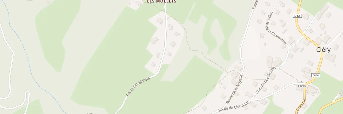 Plan du 598 Rte des Mollets à Cléry