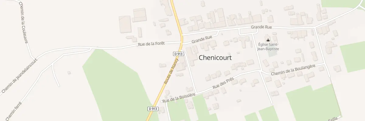 Plan du 2 Rue des Prés à Chenicourt