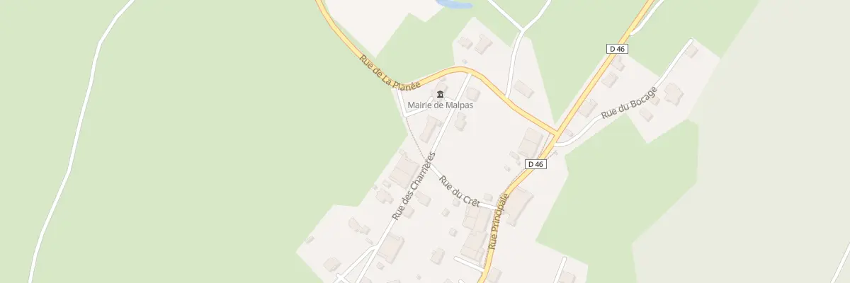 Plan du 76 Rue des Charrières à Malpas