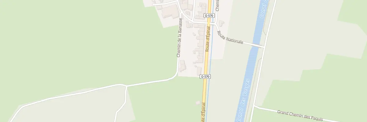 Plan du 1 Chem de la Banasse à Mangonville