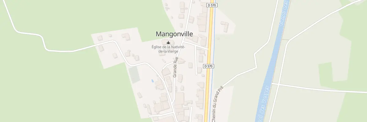 Plan du 6 Gr Grande Rue à Mangonville