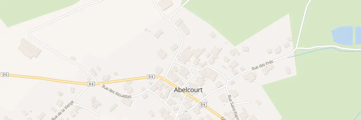 Plan du 2 Pl de l’Ancienne Mairie à Abelcourt