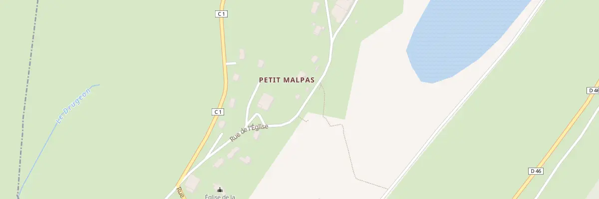 Plan du 231 Rue de l’Eglise à Malpas