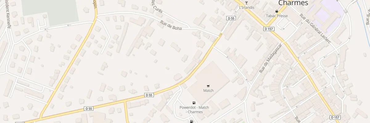 Plan du 23B Rue René Didierjean à Charmes