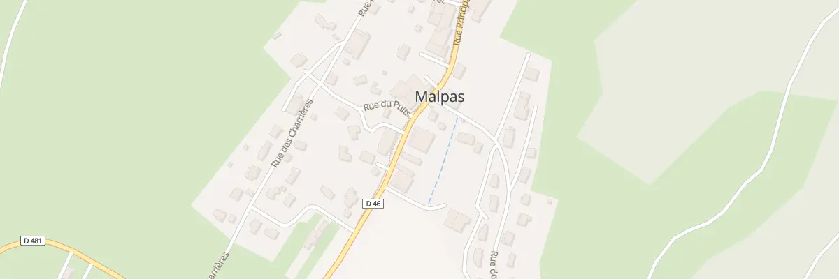 Plan du 20 Rue des Grangettes à Malpas