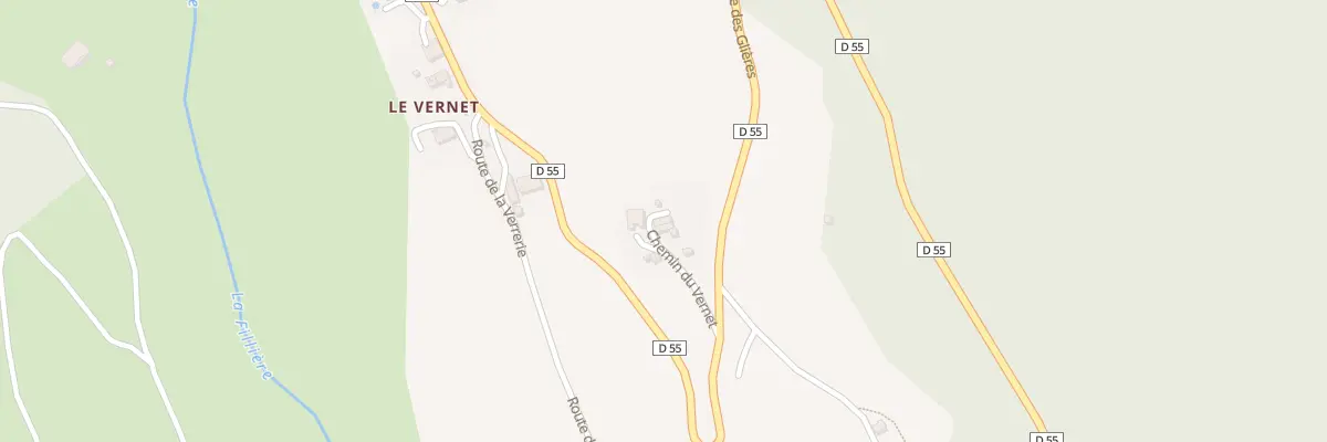 Plan du 96 Che du Vernet à Fillière
