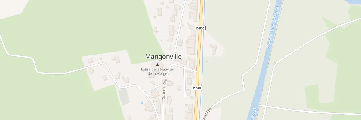 Plan du 19 Gr Grande Rue à Mangonville