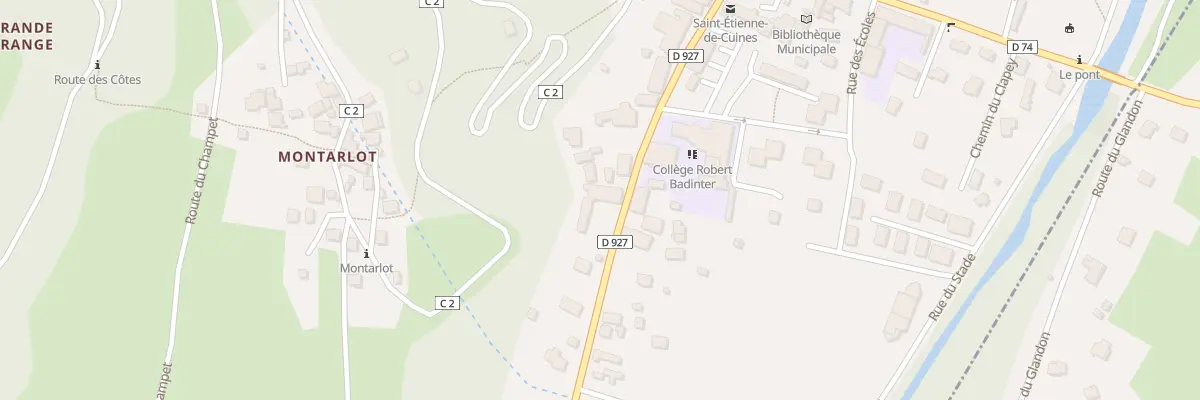 Plan du 230 Rte de la Combe à Saint-Étienne-de-Cuines