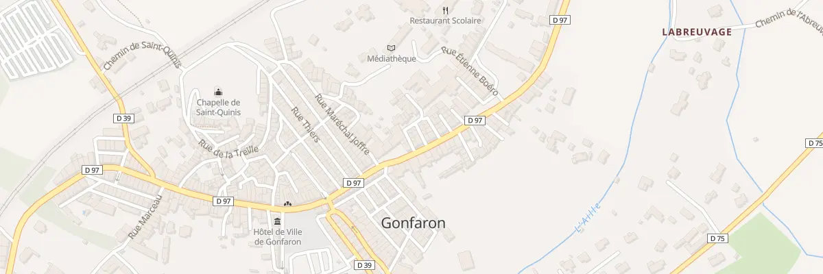 Plan du 3 Rue Lamartine à Gonfaron