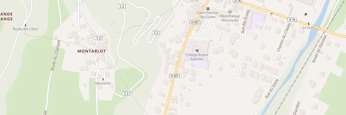Plan du 220 Rte de la Combe à Saint-Étienne-de-Cuines
