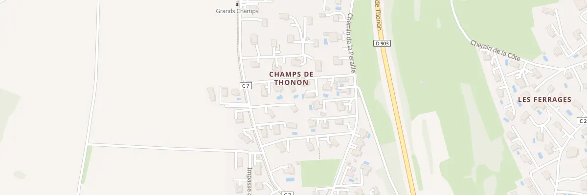 Plan du 278 Rte de Rosses à Cranves-Sales