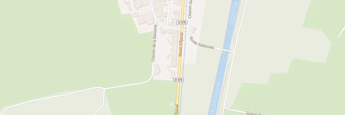 Plan du 35 Rte d’Epinal à Mangonville