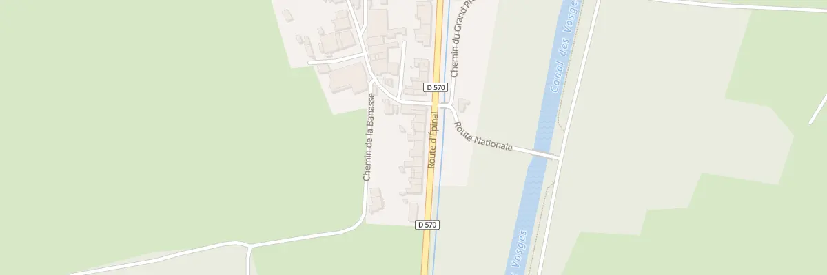 Plan du 32 Rte d’Epinal à Mangonville