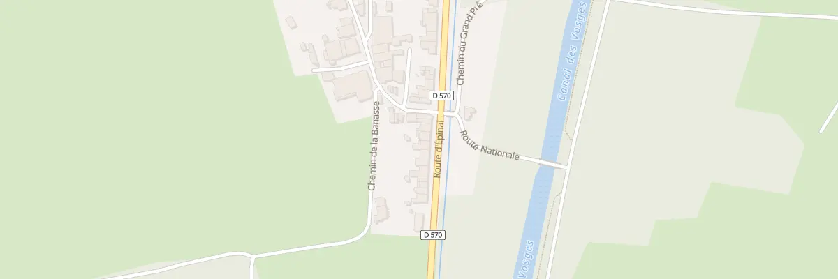 Plan du 31 Rte d’Epinal à Mangonville
