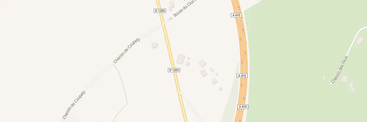 Plan du 1815 Rte Nationale 203 à Eteaux