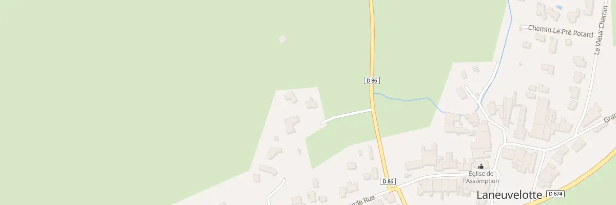 Plan du 3 Sur le Pré Paumier à Laneuvelotte