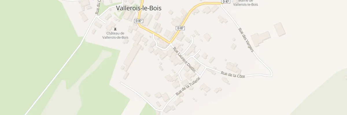Plan du 6 Rue Laurent Dietlin à Vallerois-le-Bois