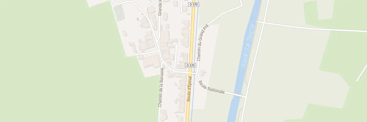Plan du 26 Rte d’Epinal à Mangonville