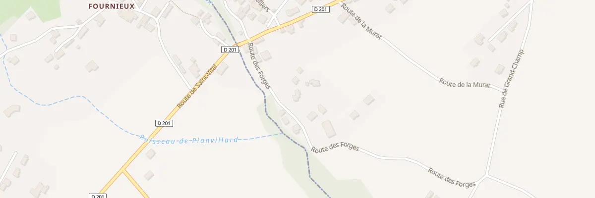 Plan du 155 Rte des Forges à Saint-Vital