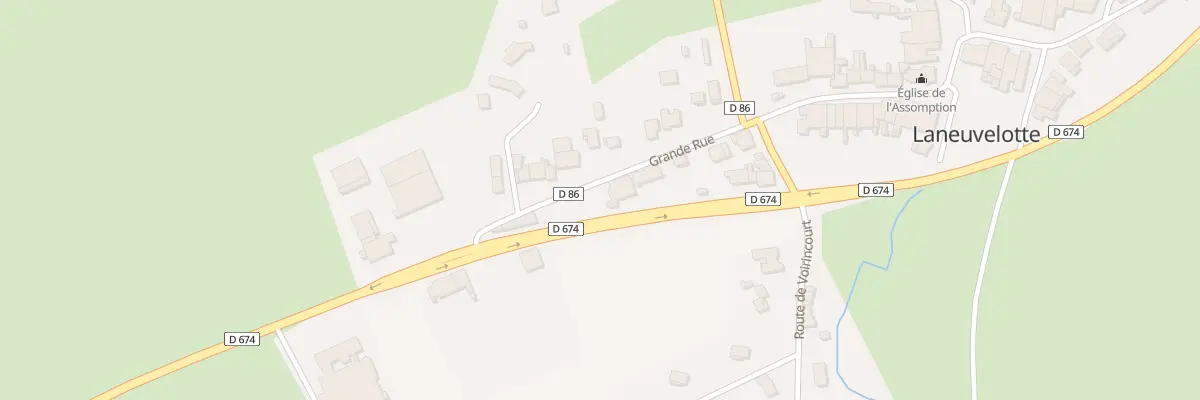 Plan du 2B Gr Grande Rue à Laneuvelotte