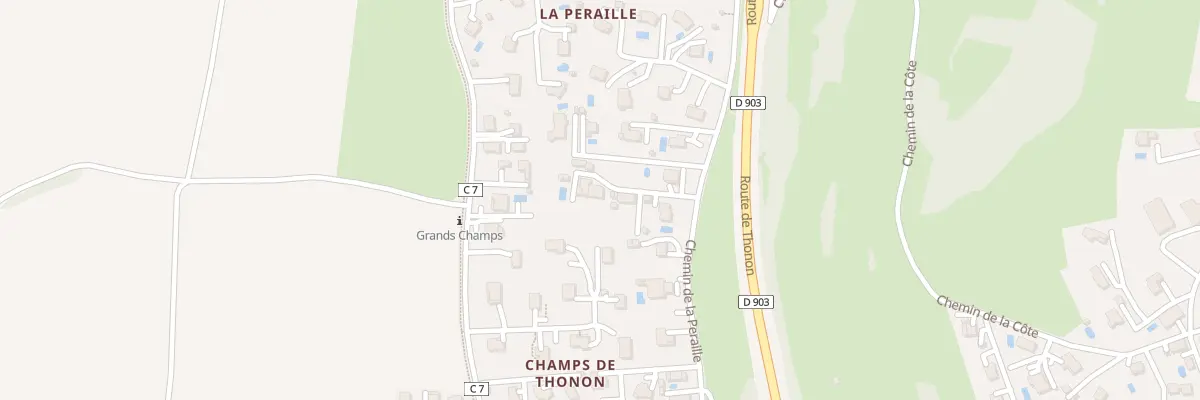Plan du 415 Che de la Péraille à Cranves-Sales