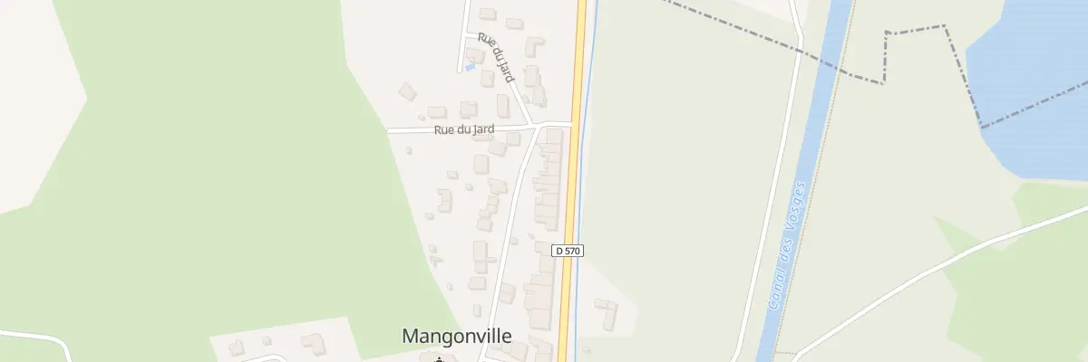 Plan du 5 Rte d’Epinal à Mangonville