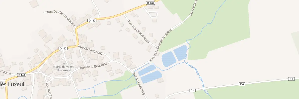 Plan du 6 Rue de la Grande Fontaine à Villers-lès-Luxeuil