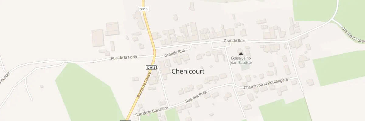 Plan du 6B Gr Grande Rue à Chenicourt