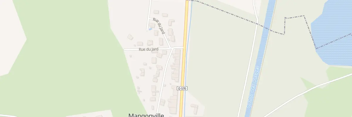Plan du 3 Rte d’Epinal à Mangonville