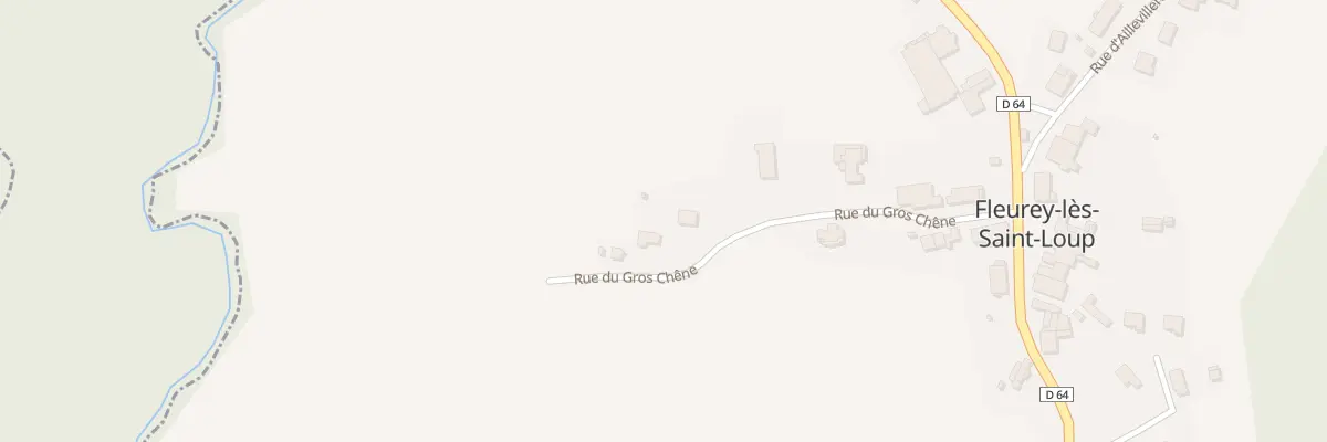 Plan du 15 Rue du Gros Chêne à Fleurey-lès-Saint-Loup