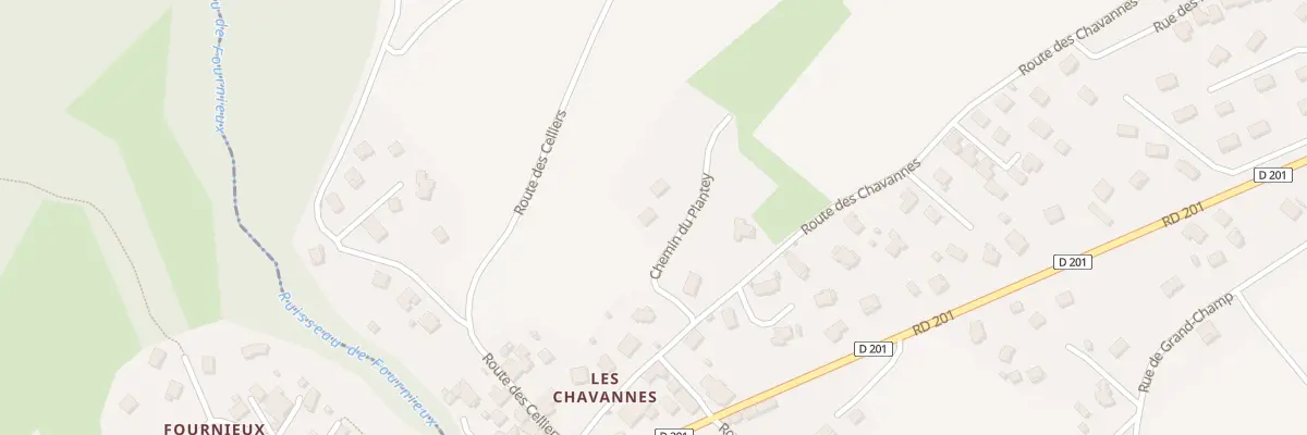 Plan du 91 Che du Plantey à Saint-Vital