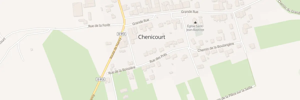 Plan du 5 Rue des Prés à Chenicourt