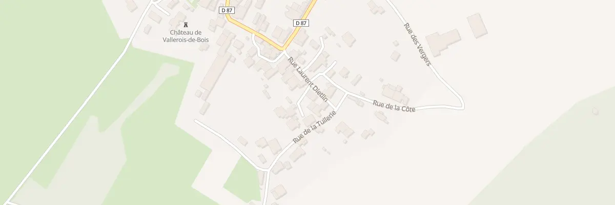 Plan du 4 Rue de la Tuilerie à Vallerois-le-Bois