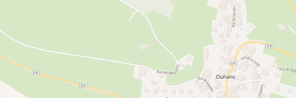 Plan du 4 Rue du Reservoir à Ouhans