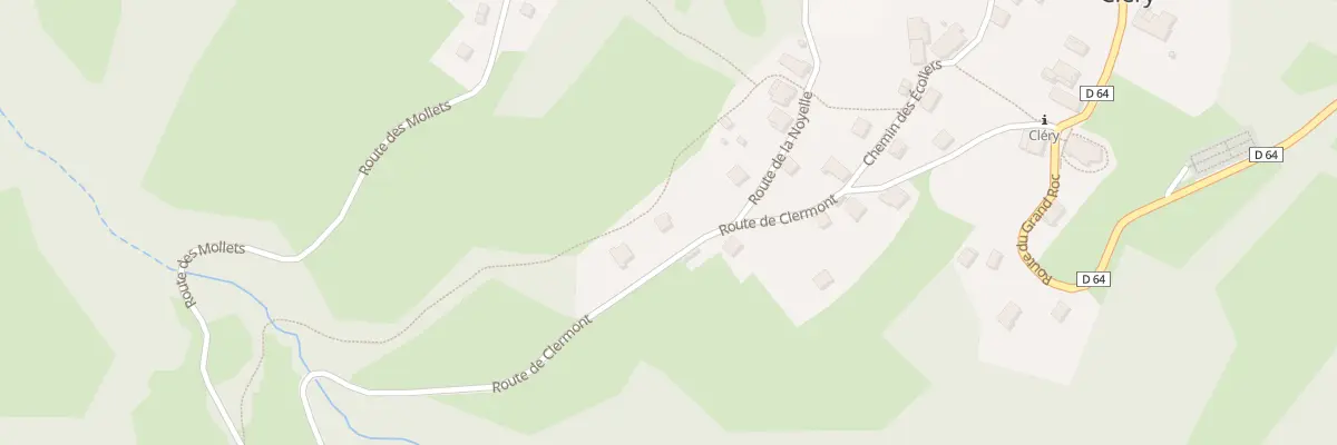 Plan du 5242 Verdelet à Cléry