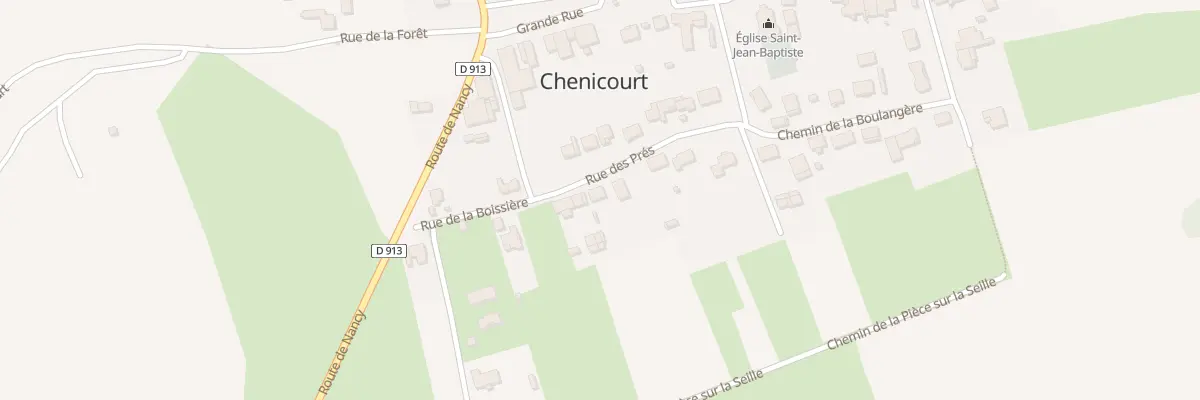 Plan du 12 Rue des Prés à Chenicourt